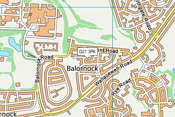 G21 3PA map - OS VectorMap District (Ordnance Survey) G21 3PA map - OS VectorMap District (Ordnance Survey)