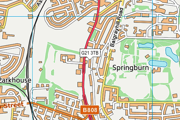 G21 3TB map - OS VectorMap District (Ordnance Survey) G21 3TB map - OS VectorMap District (Ordnance Survey)