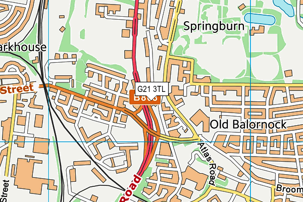 G21 3TL map - OS VectorMap District (Ordnance Survey) G21 3TL map - OS VectorMap District (Ordnance Survey)
