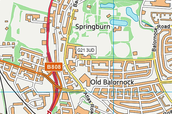 G21 3UD map - OS VectorMap District (Ordnance Survey) G21 3UD map - OS VectorMap District (Ordnance Survey)