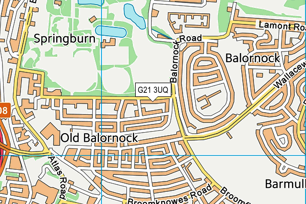 G21 3UQ map - OS VectorMap District (Ordnance Survey) G21 3UQ map - OS VectorMap District (Ordnance Survey)