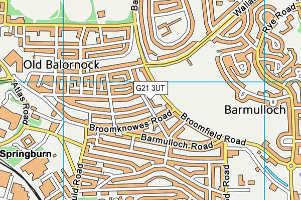 G21 3UT map - OS VectorMap District (Ordnance Survey) G21 3UT map - OS VectorMap District (Ordnance Survey)