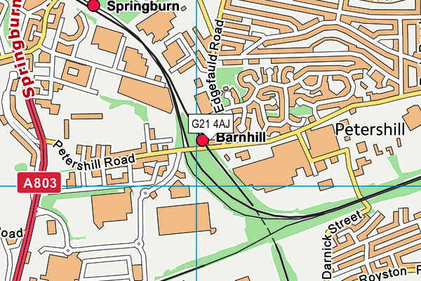G21 4AJ map - OS VectorMap District (Ordnance Survey) G21 4AJ map - OS VectorMap District (Ordnance Survey)