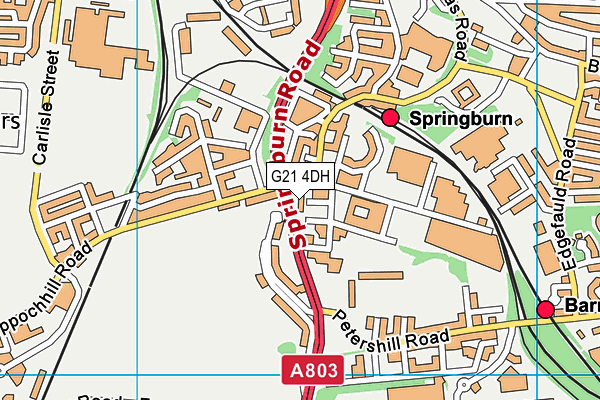 G21 4DH map - OS VectorMap District (Ordnance Survey) G21 4DH map - OS VectorMap District (Ordnance Survey)