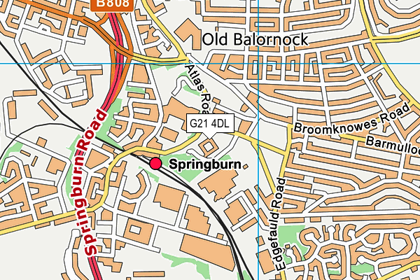 G21 4DL map - OS VectorMap District (Ordnance Survey) G21 4DL map - OS VectorMap District (Ordnance Survey)