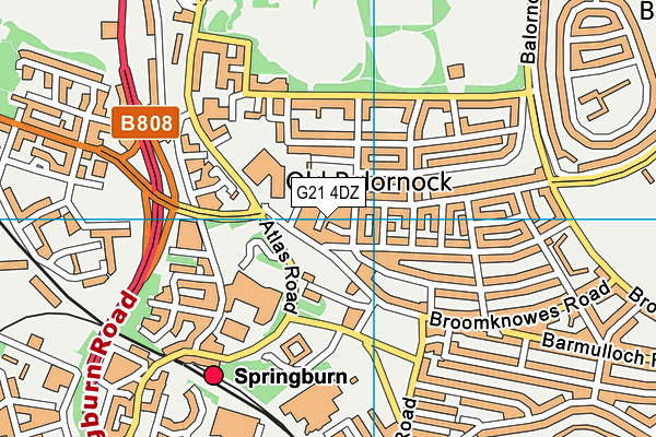 G21 4DZ map - OS VectorMap District (Ordnance Survey) G21 4DZ map - OS VectorMap District (Ordnance Survey)