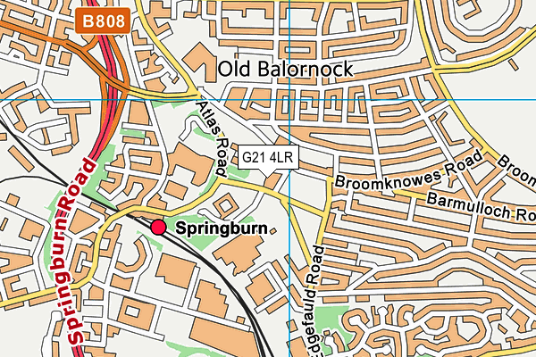 G21 4LR map - OS VectorMap District (Ordnance Survey) G21 4LR map - OS VectorMap District (Ordnance Survey)