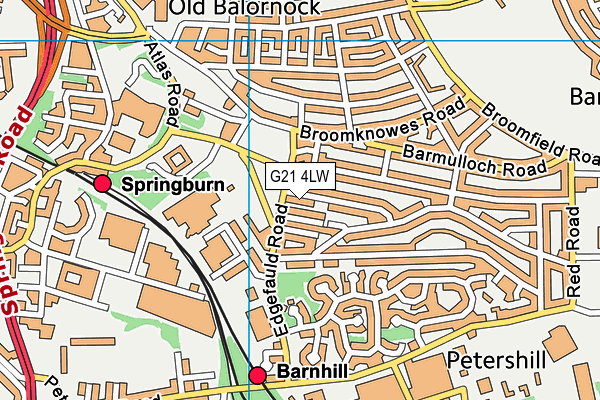 G21 4LW map - OS VectorMap District (Ordnance Survey) G21 4LW map - OS VectorMap District (Ordnance Survey)