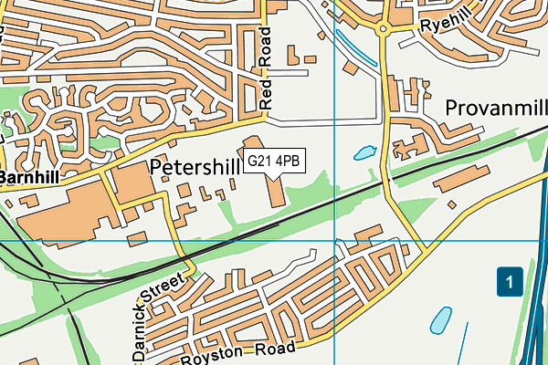 G21 4PB map - OS VectorMap District (Ordnance Survey) G21 4PB map - OS VectorMap District (Ordnance Survey)