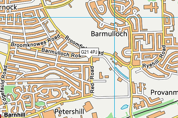 G21 4PJ map - OS VectorMap District (Ordnance Survey) G21 4PJ map - OS VectorMap District (Ordnance Survey)