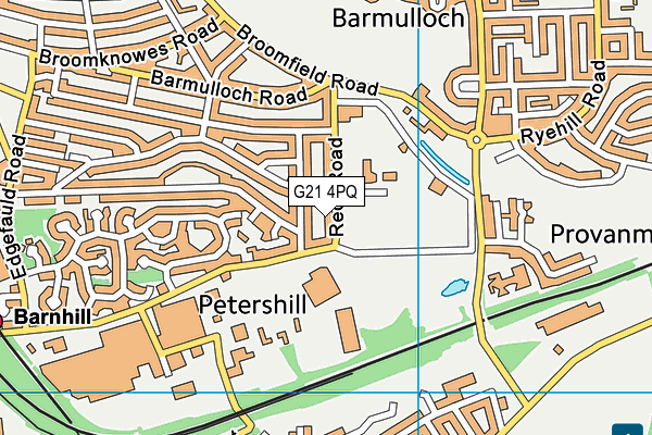 G21 4PQ map - OS VectorMap District (Ordnance Survey) G21 4PQ map - OS VectorMap District (Ordnance Survey)