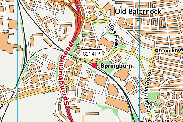 G21 4TP map - OS VectorMap District (Ordnance Survey) G21 4TP map - OS VectorMap District (Ordnance Survey)