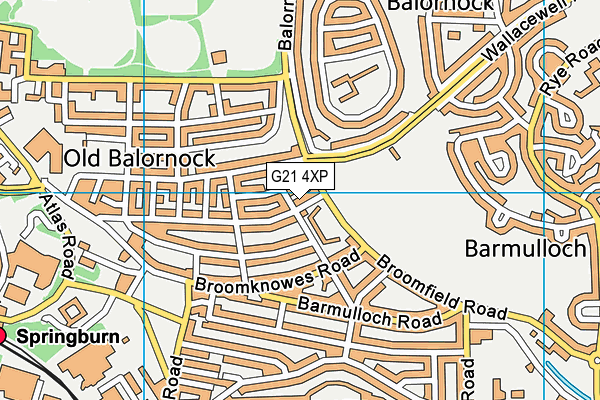 G21 4XP map - OS VectorMap District (Ordnance Survey) G21 4XP map - OS VectorMap District (Ordnance Survey)