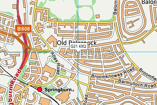 G21 4XQ map - OS VectorMap District (Ordnance Survey) G21 4XQ map - OS VectorMap District (Ordnance Survey)