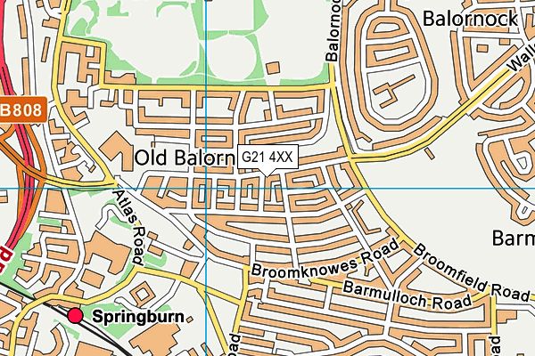 G21 4XX map - OS VectorMap District (Ordnance Survey) G21 4XX map - OS VectorMap District (Ordnance Survey)