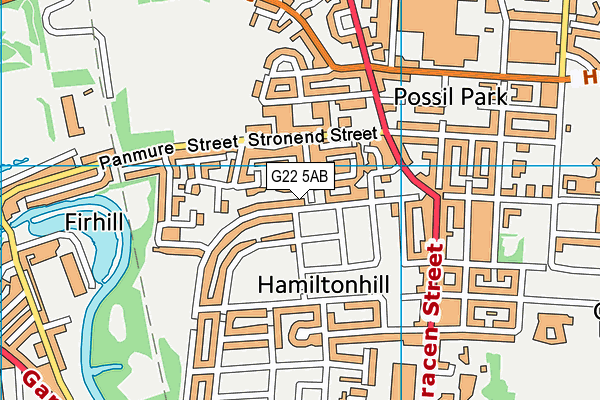 G22 5AB map - OS VectorMap District (Ordnance Survey) G22 5AB map - OS VectorMap District (Ordnance Survey)