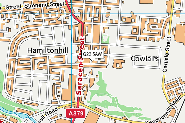 G22 5AW map - OS VectorMap District (Ordnance Survey) G22 5AW map - OS VectorMap District (Ordnance Survey)