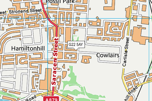 G22 5AY map - OS VectorMap District (Ordnance Survey) G22 5AY map - OS VectorMap District (Ordnance Survey)
