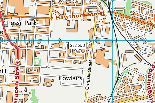 G22 5DD map - OS VectorMap District (Ordnance Survey) G22 5DD map - OS VectorMap District (Ordnance Survey)