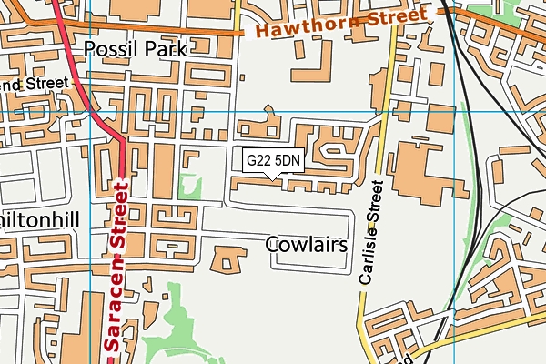 G22 5DN map - OS VectorMap District (Ordnance Survey) G22 5DN map - OS VectorMap District (Ordnance Survey)