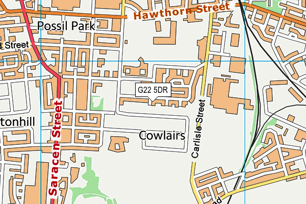 G22 5DR map - OS VectorMap District (Ordnance Survey) G22 5DR map - OS VectorMap District (Ordnance Survey)