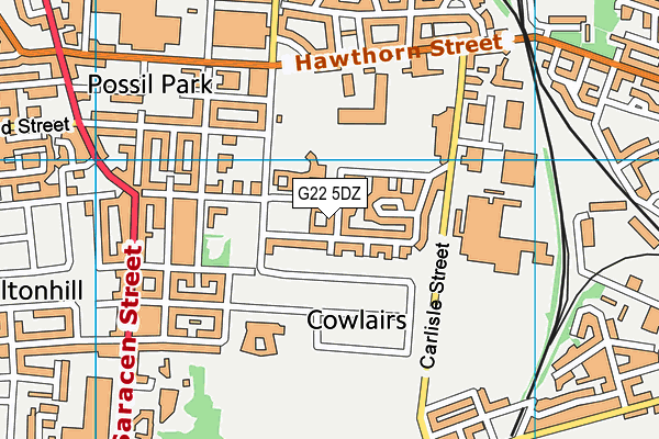G22 5DZ map - OS VectorMap District (Ordnance Survey) G22 5DZ map - OS VectorMap District (Ordnance Survey)