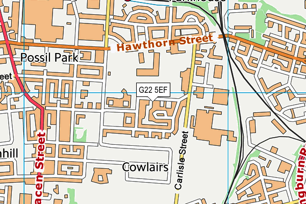 G22 5EF map - OS VectorMap District (Ordnance Survey) G22 5EF map - OS VectorMap District (Ordnance Survey)