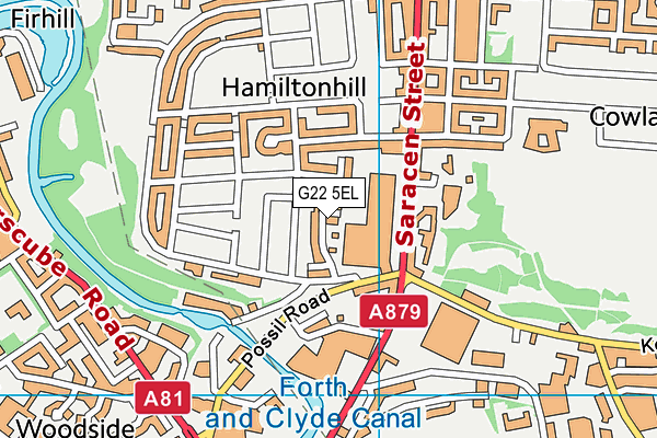 G22 5EL map - OS VectorMap District (Ordnance Survey) G22 5EL map - OS VectorMap District (Ordnance Survey)