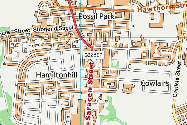 G22 5EP map - OS VectorMap District (Ordnance Survey) G22 5EP map - OS VectorMap District (Ordnance Survey)