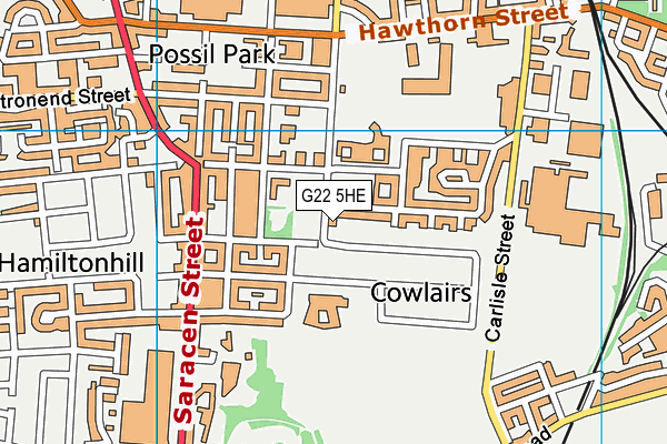 G22 5HE map - OS VectorMap District (Ordnance Survey) G22 5HE map - OS VectorMap District (Ordnance Survey)