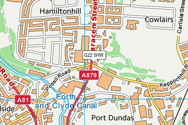 G22 5HW map - OS VectorMap District (Ordnance Survey) G22 5HW map - OS VectorMap District (Ordnance Survey)