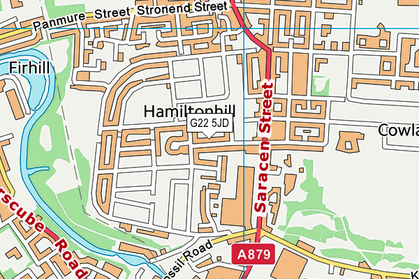 G22 5JD map - OS VectorMap District (Ordnance Survey) G22 5JD map - OS VectorMap District (Ordnance Survey)
