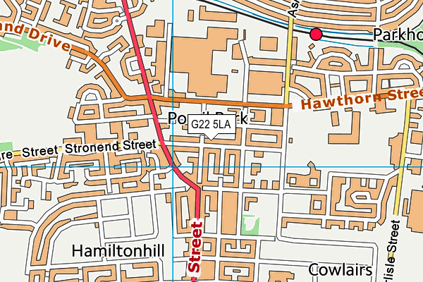 G22 5LA map - OS VectorMap District (Ordnance Survey) G22 5LA map - OS VectorMap District (Ordnance Survey)