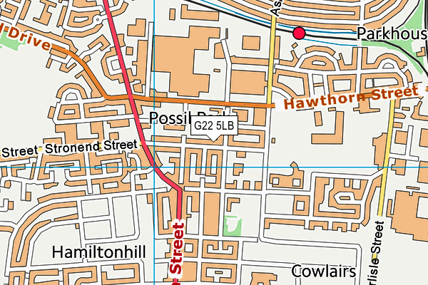 G22 5LB map - OS VectorMap District (Ordnance Survey) G22 5LB map - OS VectorMap District (Ordnance Survey)
