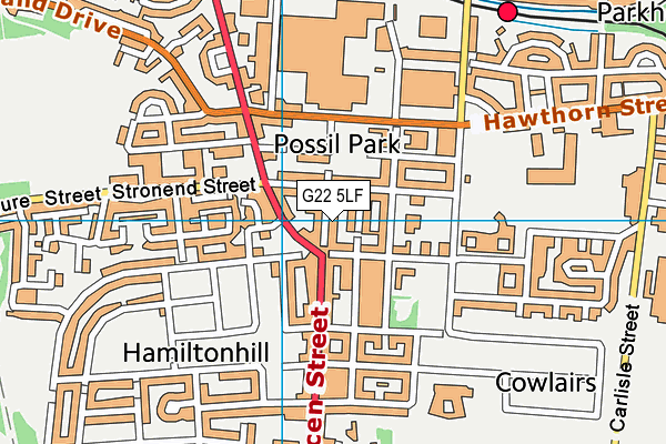G22 5LF map - OS VectorMap District (Ordnance Survey) G22 5LF map - OS VectorMap District (Ordnance Survey)