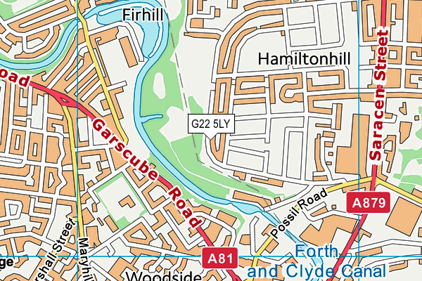 G22 5LY map - OS VectorMap District (Ordnance Survey) G22 5LY map - OS VectorMap District (Ordnance Survey)