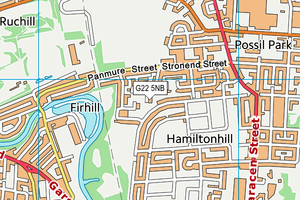 G22 5NB map - OS VectorMap District (Ordnance Survey) G22 5NB map - OS VectorMap District (Ordnance Survey)