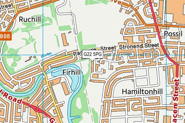 G22 5PG map - OS VectorMap District (Ordnance Survey) G22 5PG map - OS VectorMap District (Ordnance Survey)