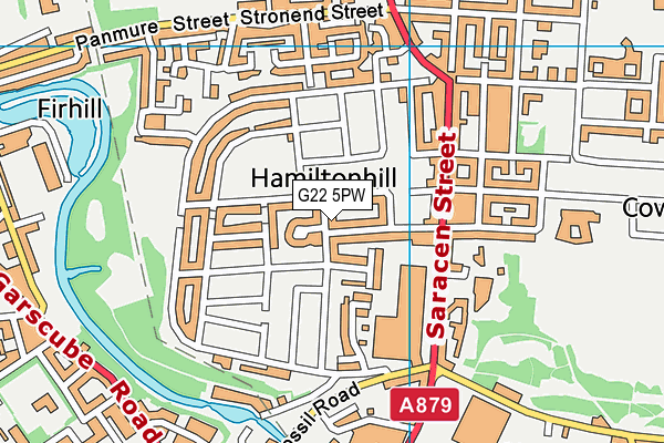 G22 5PW map - OS VectorMap District (Ordnance Survey) G22 5PW map - OS VectorMap District (Ordnance Survey)