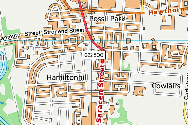 G22 5QQ map - OS VectorMap District (Ordnance Survey) G22 5QQ map - OS VectorMap District (Ordnance Survey)