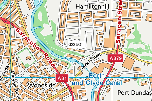 G22 5QT map - OS VectorMap District (Ordnance Survey) G22 5QT map - OS VectorMap District (Ordnance Survey)