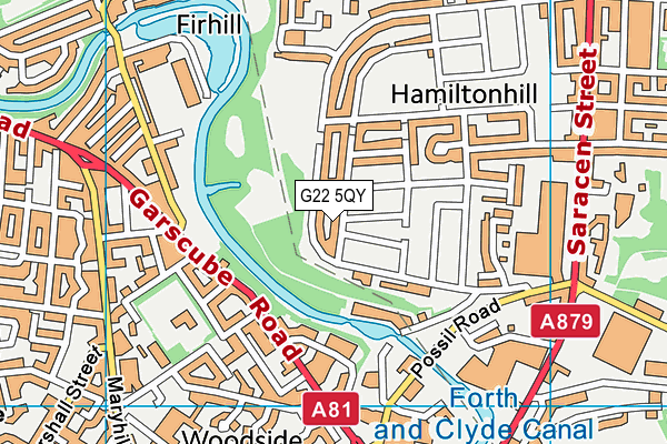 G22 5QY map - OS VectorMap District (Ordnance Survey) G22 5QY map - OS VectorMap District (Ordnance Survey)