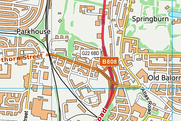 G22 6BD map - OS VectorMap District (Ordnance Survey) G22 6BD map - OS VectorMap District (Ordnance Survey)