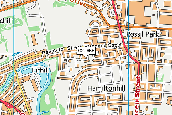 G22 6BF map - OS VectorMap District (Ordnance Survey) G22 6BF map - OS VectorMap District (Ordnance Survey)