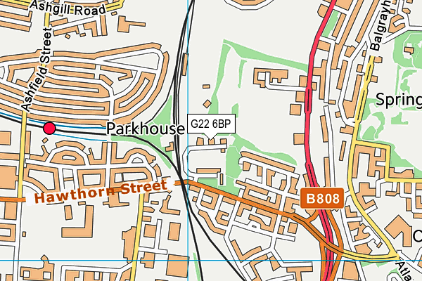 G22 6BP map - OS VectorMap District (Ordnance Survey) G22 6BP map - OS VectorMap District (Ordnance Survey)