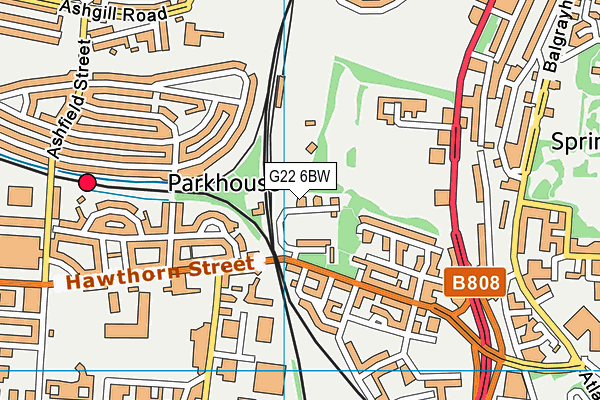 G22 6BW map - OS VectorMap District (Ordnance Survey) G22 6BW map - OS VectorMap District (Ordnance Survey)