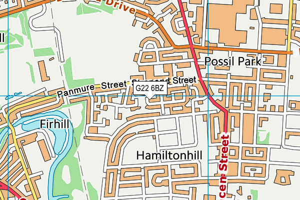 G22 6BZ map - OS VectorMap District (Ordnance Survey) G22 6BZ map - OS VectorMap District (Ordnance Survey)
