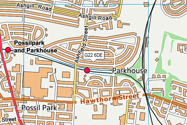 G22 6DE map - OS VectorMap District (Ordnance Survey) G22 6DE map - OS VectorMap District (Ordnance Survey)