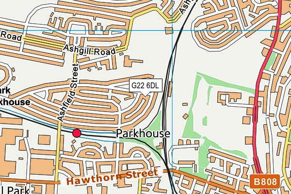 G22 6DL map - OS VectorMap District (Ordnance Survey) G22 6DL map - OS VectorMap District (Ordnance Survey)