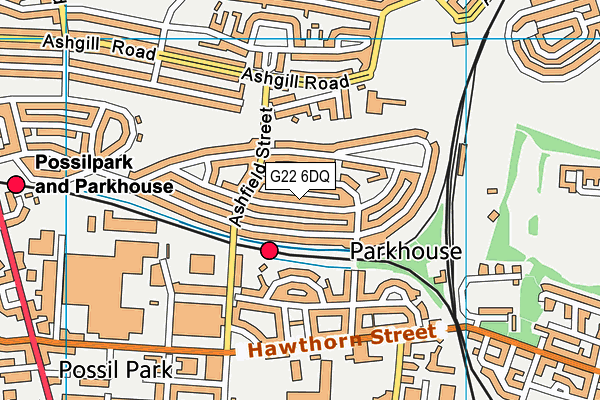 G22 6DQ map - OS VectorMap District (Ordnance Survey) G22 6DQ map - OS VectorMap District (Ordnance Survey)